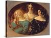 The Honourable Mrs. Caroline Norton and Her Sisters, C.1847-William Etty-Stretched Canvas