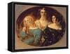 The Honourable Mrs. Caroline Norton and Her Sisters, C.1847-William Etty-Framed Stretched Canvas