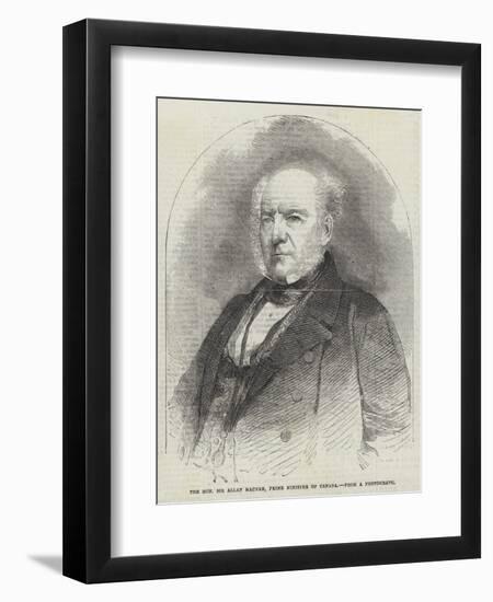 The Honourable Sir Allan Macnab, Prime Minister of Canada-null-Framed Giclee Print