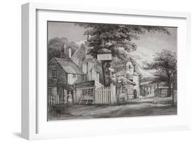 The Hoop and Toy Inn on Brompton Road, Kensington, London, C1820-Frederick Nash-Framed Giclee Print