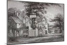 The Hoop and Toy Inn on Brompton Road, Kensington, London, C1820-Frederick Nash-Mounted Giclee Print