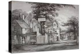 The Hoop and Toy Inn on Brompton Road, Kensington, London, C1820-Frederick Nash-Stretched Canvas