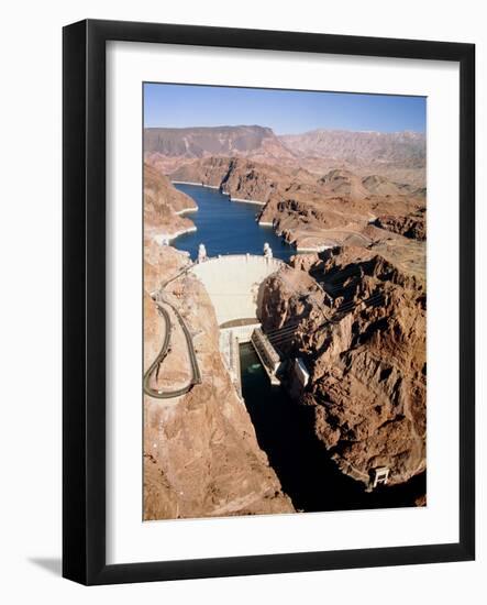 The Hoover Dam, Colorado River.-David Parker-Framed Photographic Print