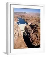 The Hoover Dam, Colorado River.-David Parker-Framed Photographic Print