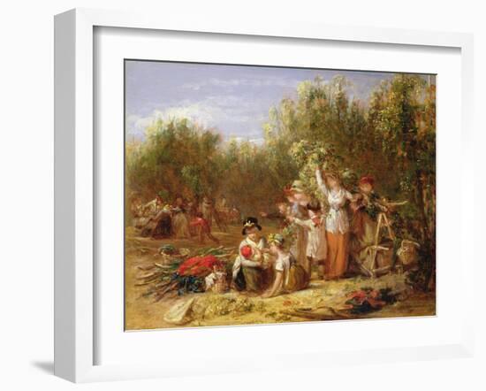 The Hop Garden-William Frederick Witherington-Framed Giclee Print