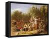 The Hop Garden-William Frederick Witherington-Framed Stretched Canvas