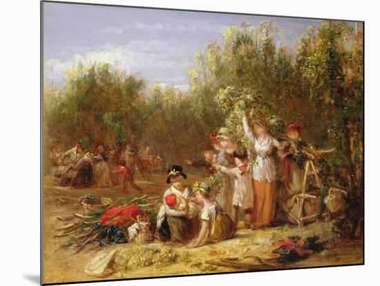 The Hop Garden-William Frederick Witherington-Mounted Giclee Print