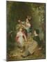 The Hop Garland, 1834 (Oil on Panel)-William Frederick Witherington-Mounted Giclee Print