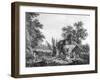 The Hop Pickers, Etched by Francis Vivares, 1760-George, of Chichester Smith-Framed Giclee Print