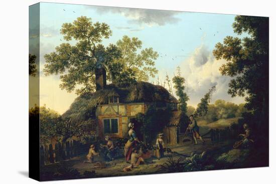 The Hop Pickers-George, of Chichester Smith-Stretched Canvas