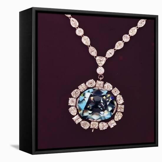 The Hope Diamond-Indian School-Framed Stretched Canvas