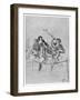 The Hoplitodromos or Warriors' Race-Andre Castaigne-Framed Art Print