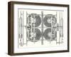 The Horizontal Wheels and the Central Rail of the Locomotive of the Mont Cenis Railway-null-Framed Giclee Print