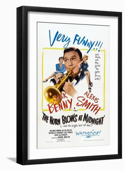 The Horn Blows at Midnight, Alexis Smith, Jack Benny, Dolores Moran, 1945-null-Framed Art Print