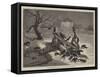 The Horrors of War, on the Road to Beaugency-Ernest Henry Griset-Framed Stretched Canvas
