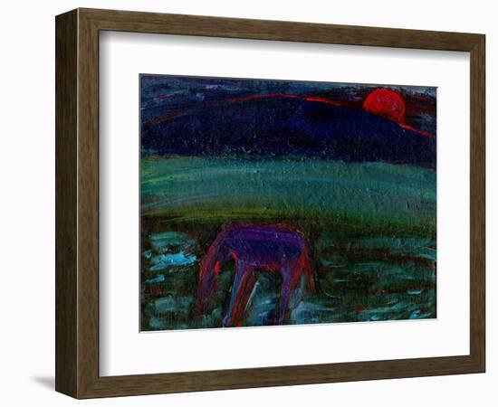 The Horse and the Red Moon, 2016-Gigi Sudbury-Framed Giclee Print