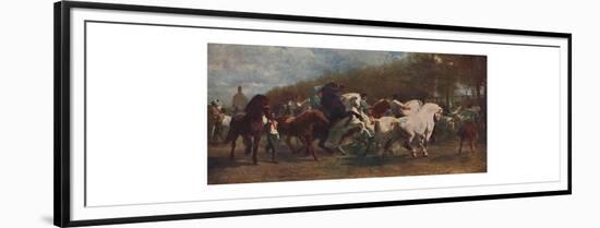 'The Horse Fair', 1855, (c1915)-Rosa Bonheur-Framed Premium Giclee Print