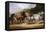 The Horse Fair-John Charles Maggs-Framed Stretched Canvas