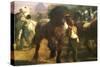 The Horse Fair-Rosa Bonheur-Stretched Canvas