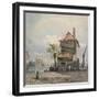 The Horse Ferry, Millbank-John Varley-Framed Giclee Print