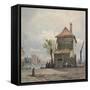 The Horse Ferry, Millbank-John Varley-Framed Stretched Canvas