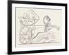 The Horse in the Heat of Battle. Egypt, 1879-null-Framed Giclee Print