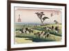 The Horse Market in the Fourth Month at Chiryu'-Utagawa Hiroshige-Framed Giclee Print