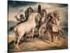 The Horse Market-Théodore Géricault-Stretched Canvas