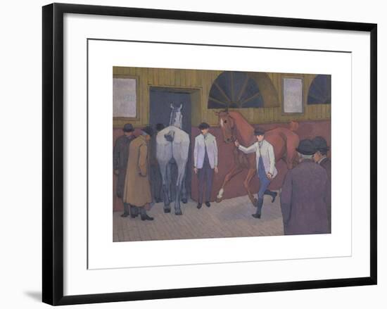 The Horse Mart-Robert Polhill Bevan-Framed Premium Giclee Print