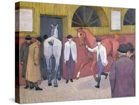 The Horse Mart-Robert Polhill Bevan-Stretched Canvas