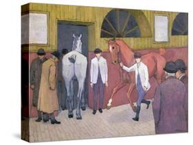 The Horse Mart-Robert Polhill Bevan-Stretched Canvas