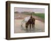 The Horse Pond, C.1890-Edward Stott-Framed Giclee Print