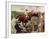 The Horse-Race, c.1890-Jean Louis Forain-Framed Premium Giclee Print