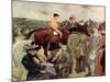 The Horse-Race, c.1890-Jean Louis Forain-Mounted Premium Giclee Print