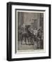 The Horse-Race, or Palio, at Sienna, the Benediction of a Competitor in Church-John Charlton-Framed Giclee Print