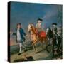 The Horse Ride-Pietro Longhi-Stretched Canvas