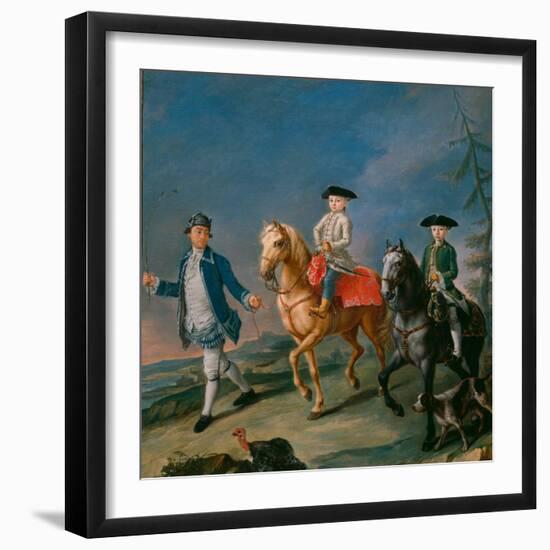 The Horse Ride-Pietro Longhi-Framed Giclee Print