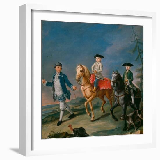The Horse Ride-Pietro Longhi-Framed Giclee Print