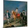 The Horse Ride-Pietro Longhi-Mounted Giclee Print