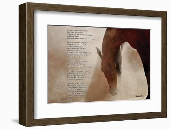 The Horse’s Prayer-Barry Hart-Framed Giclee Print