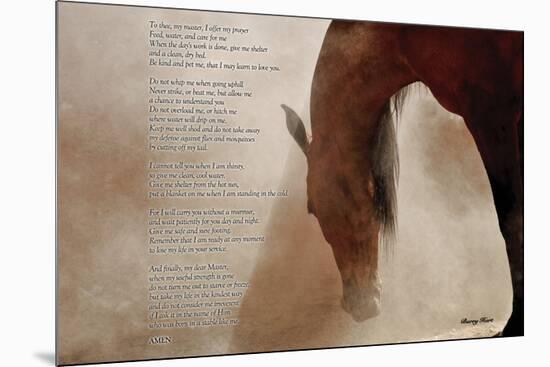 The Horse’s Prayer-Barry Hart-Mounted Giclee Print