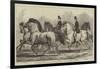 The Horse-Show at the Agricultural Hall, Islington, Parade of Prize Horses, Trotters and Hacks-Samuel John Carter-Framed Giclee Print