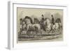 The Horse-Show at the Agricultural Hall, Islington, Parade of Prize Horses, Trotters and Hacks-Samuel John Carter-Framed Giclee Print