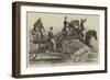 The Horse-Show at the Agricultural Hall, Islington, Trying the Hunters-Samuel John Carter-Framed Giclee Print