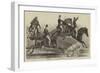 The Horse-Show at the Agricultural Hall, Islington, Trying the Hunters-Samuel John Carter-Framed Giclee Print