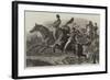 The Horse Show at the Agricultural Hall, the Fence and Water Jumping-Samuel John Carter-Framed Giclee Print