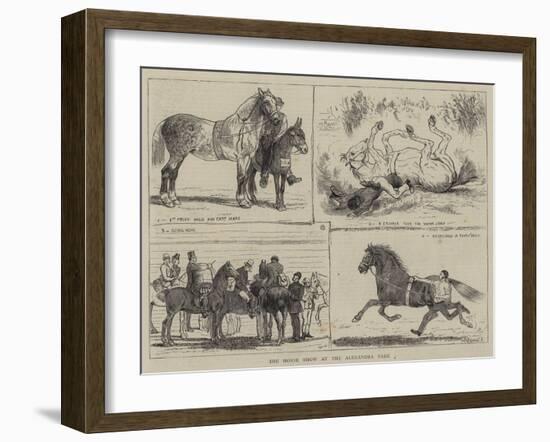 The Horse Show at the Alexandra Park-Alfred Chantrey Corbould-Framed Giclee Print