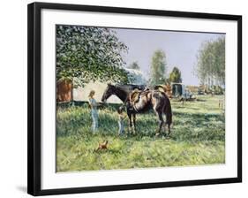 The Horse Show,-Edward Dawson-Framed Giclee Print