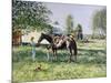 The Horse Show,-Edward Dawson-Mounted Premium Giclee Print