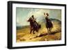 The Horse Thief, 1925-Frank Tenney Johnson-Framed Giclee Print